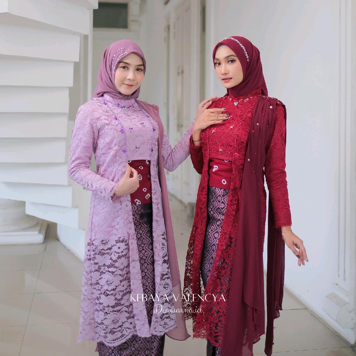 Kebaya Valencia | Atasan Kebaya | Kebaya Wisuda | Lamaran Dress Mewah