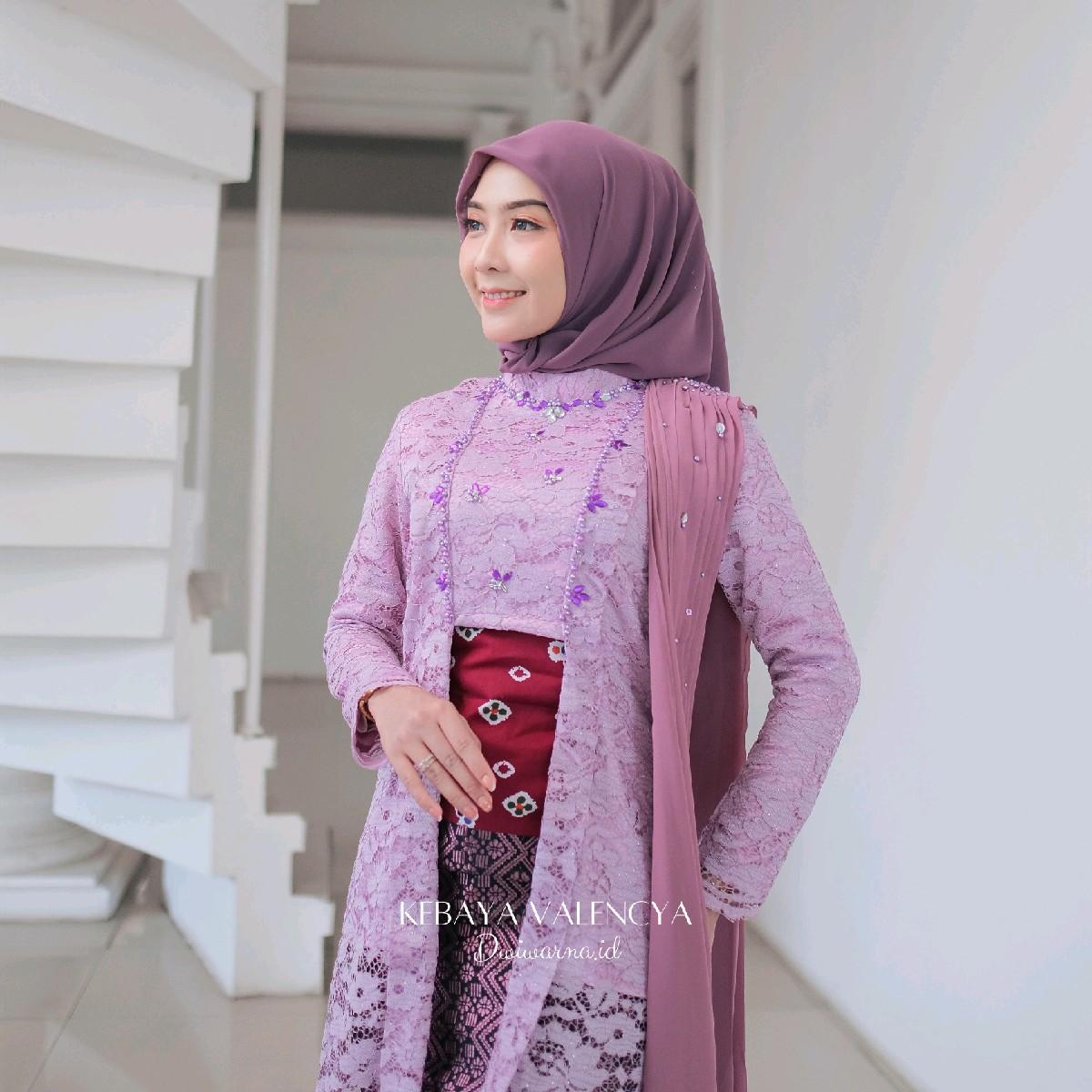 Kebaya Valencia | Atasan Kebaya | Kebaya Wisuda | Lamaran Dress Mewah