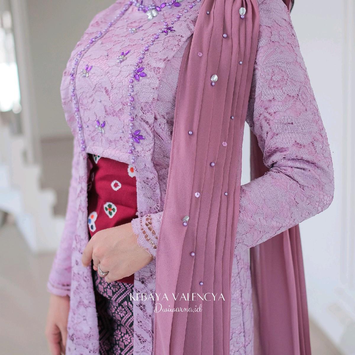 Kebaya Valencia | Atasan Kebaya | Kebaya Wisuda | Lamaran Dress Mewah