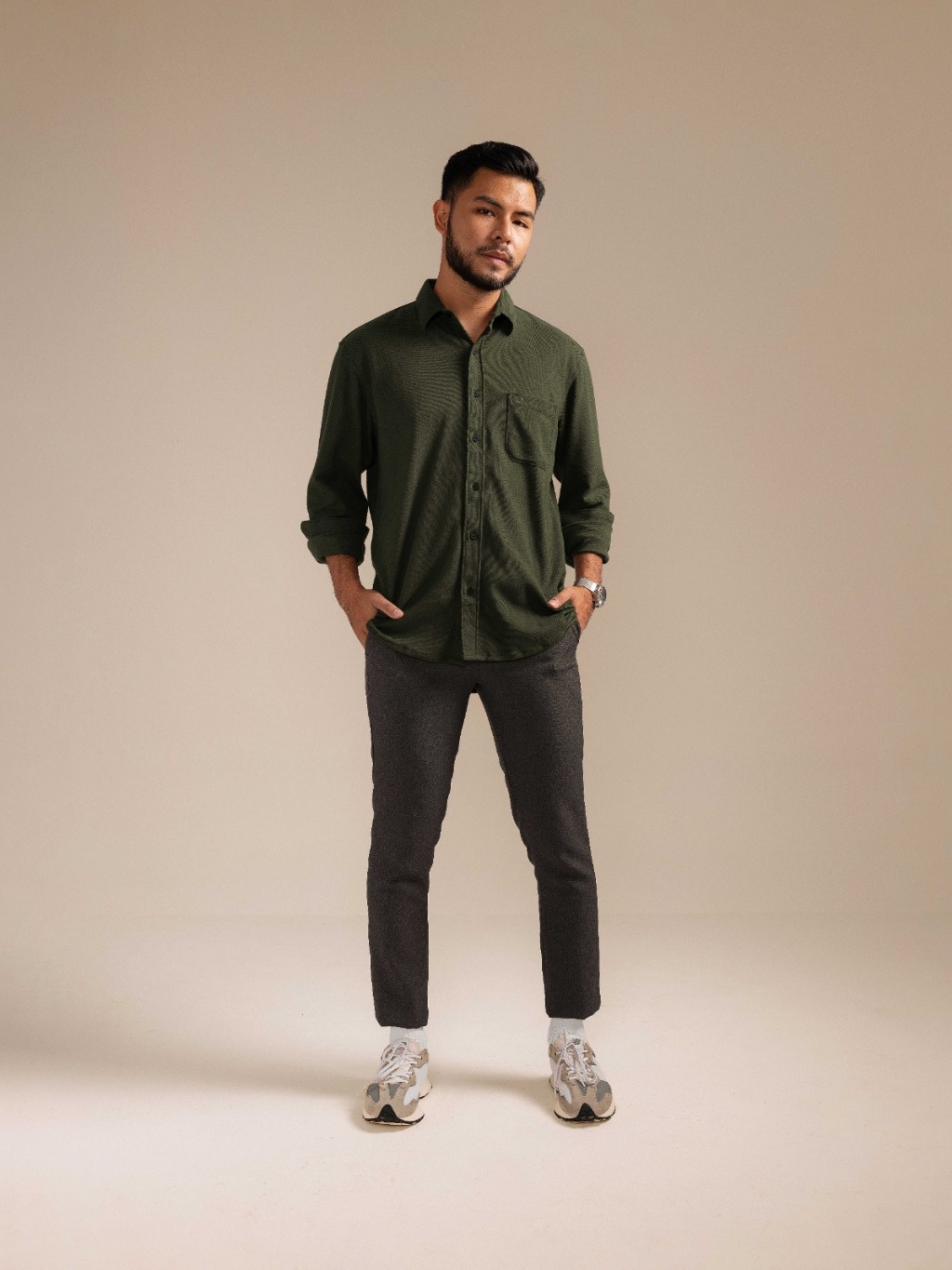 Gently Shirt LS Pastel Tones