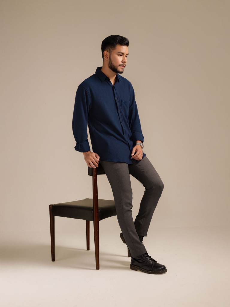 Gently Shirt LS Dark Tones