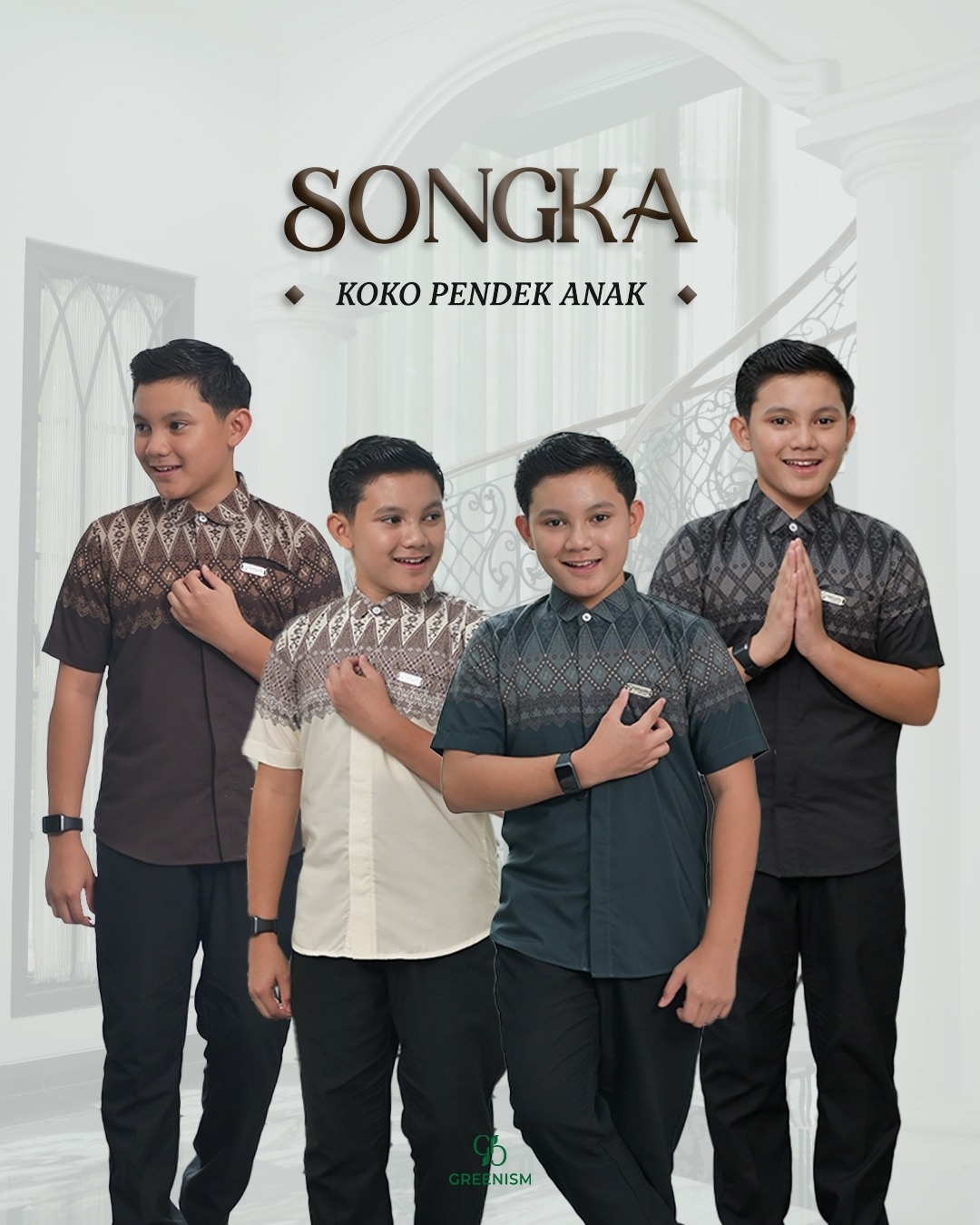 SONGKA KOKO ANAK PENDEK I READY STOCK