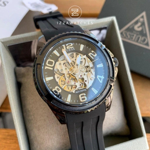 Image of Jam Tangan Guess Automatic Skeleton Elite Series W1178G2