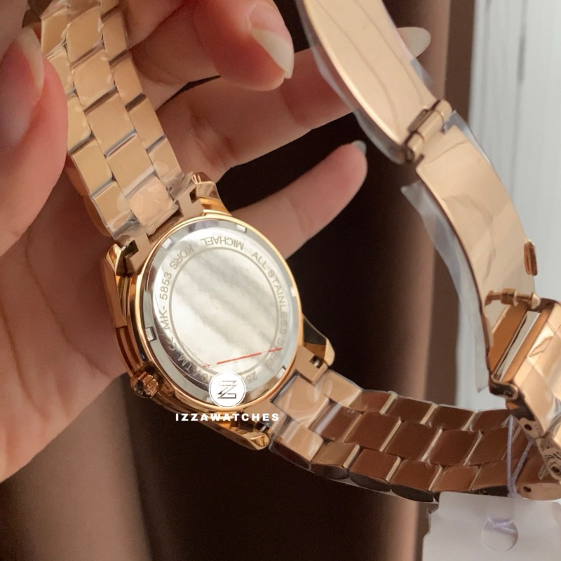 Jam Tangan Wanita MK5853 Rosegold Tone
