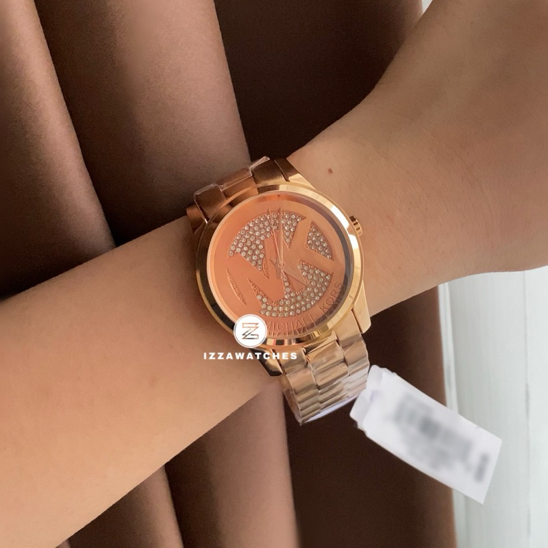 Jam Tangan Wanita MK5853 Rosegold Tone