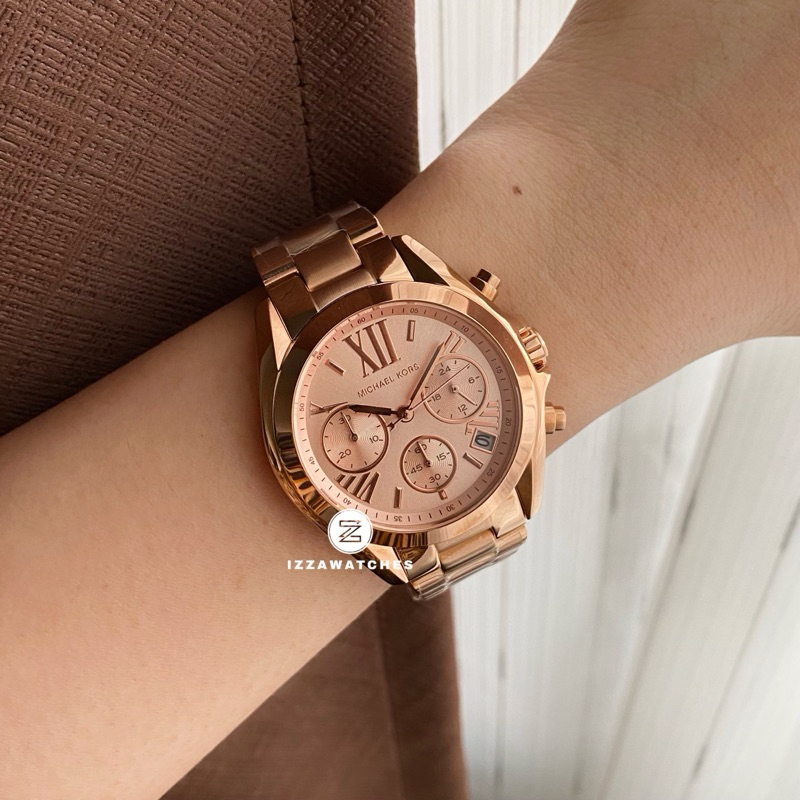 Jam Tangan Wanita MK5799 Rosegold Tone