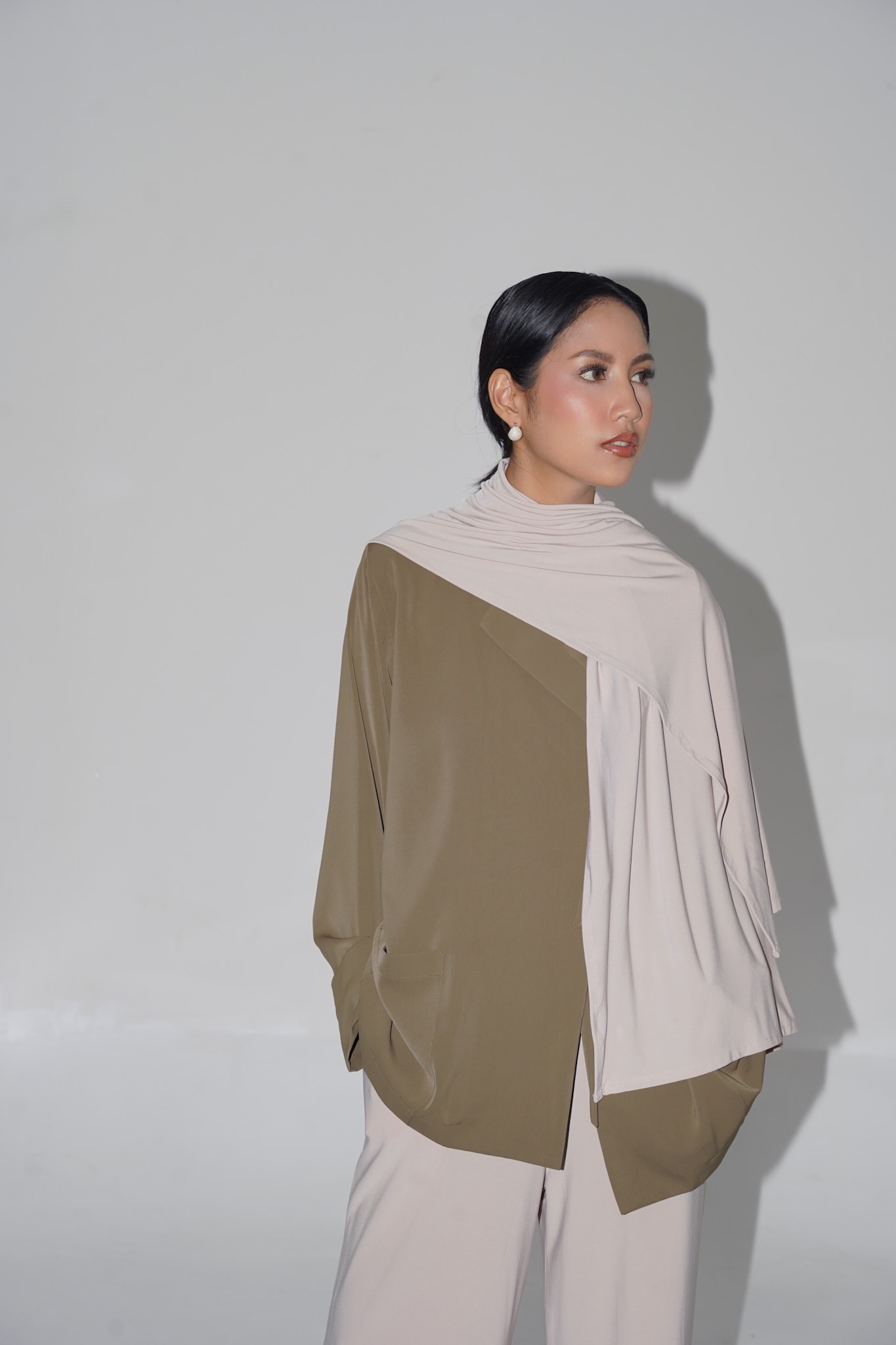 QANNA - Blazer Wrap Top
