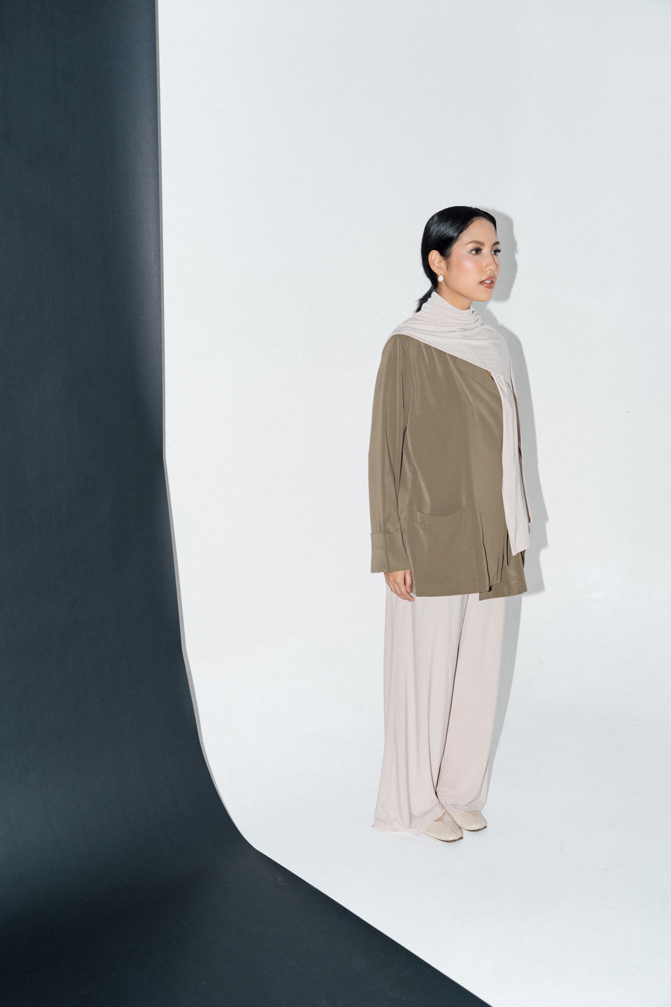 QANNA - Blazer Wrap Top
