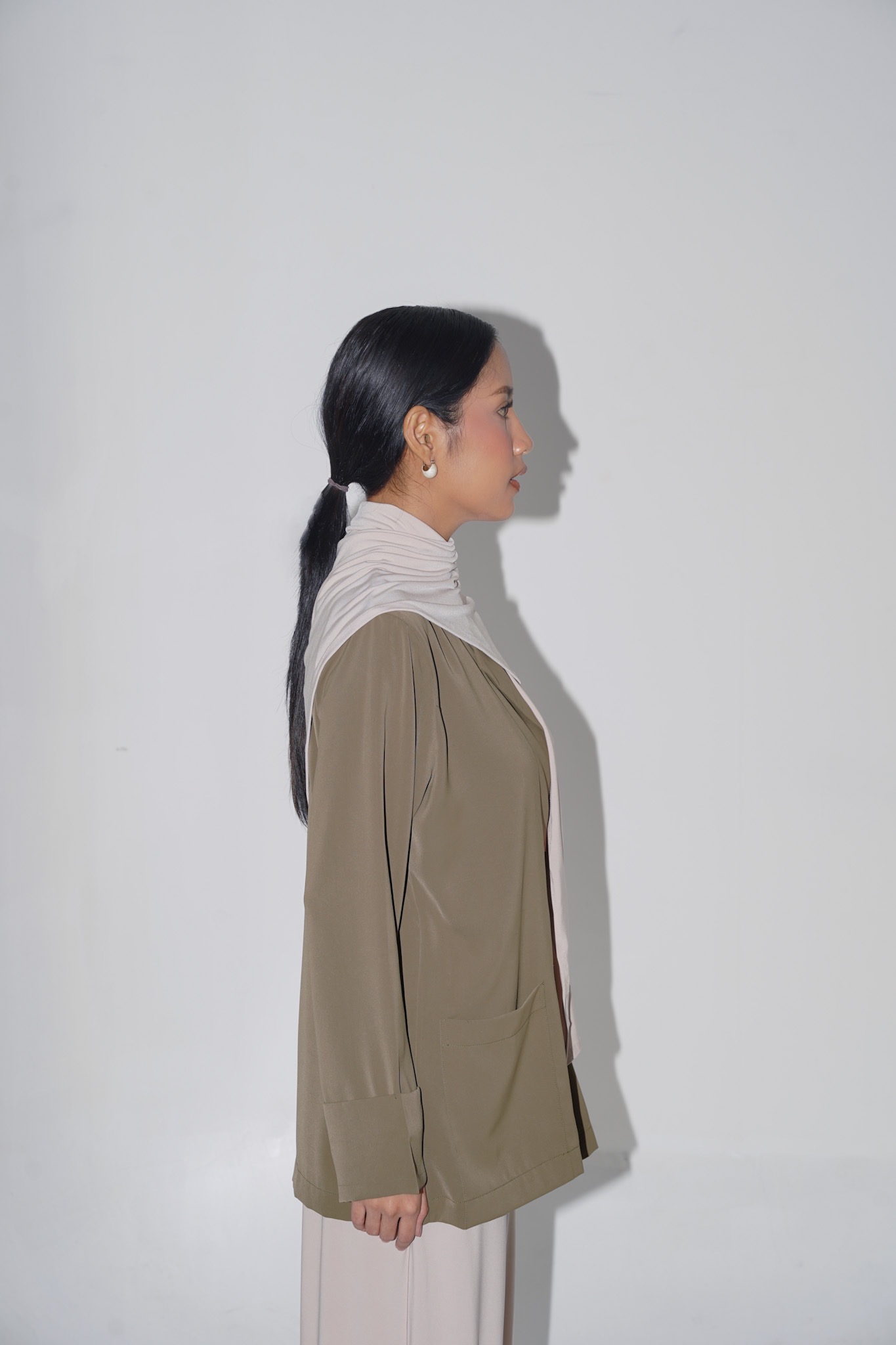 QANNA - Blazer Wrap Top