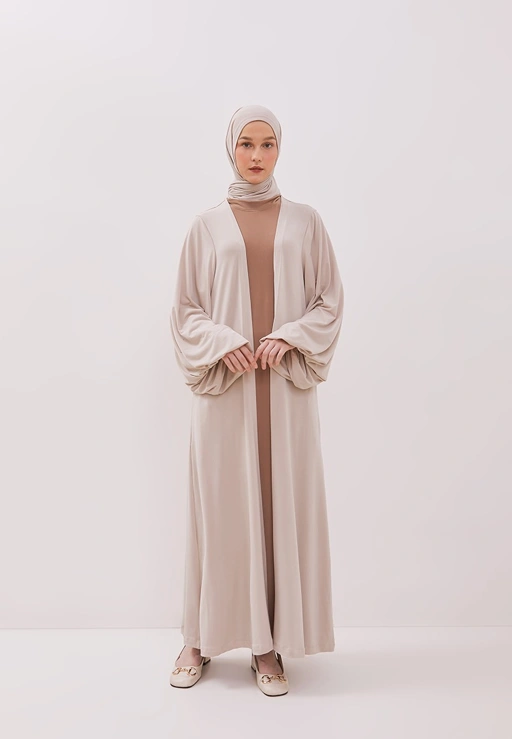 Image of QANNA - Puff Sleeves Jersey Outer