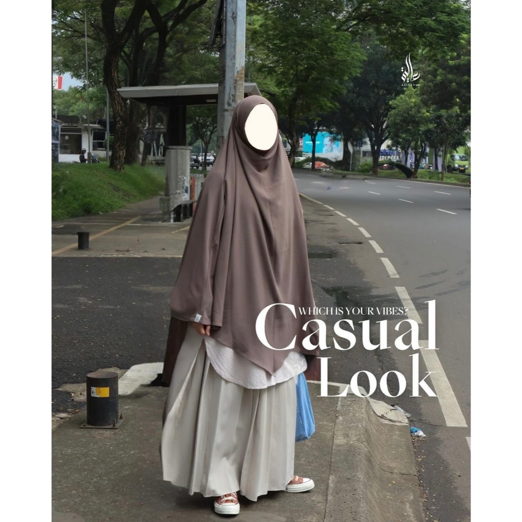 French Khimar Cyra Crinkle Airflow