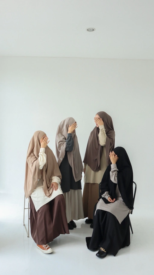 Image of  Aaleeyah - Harper Zipped Shirt | Atasan Wanita Tunik Knit Syar'i