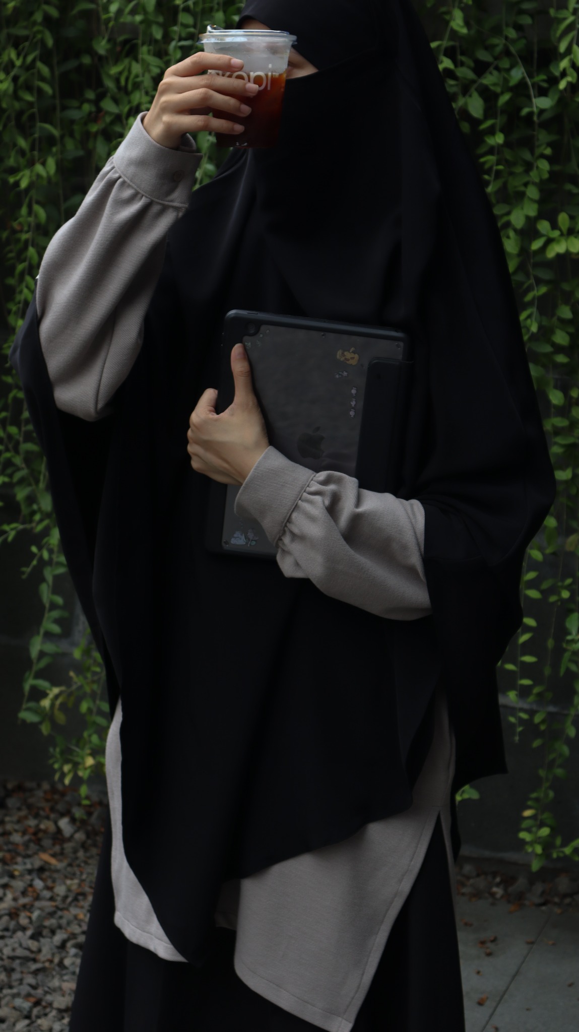  Aaleeyah - Harper Zipped Shirt | Atasan Wanita Tunik Knit Syar'i