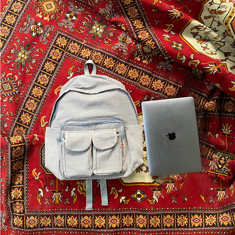 Barklana - School Backpack - Minahasa Dusty Grey