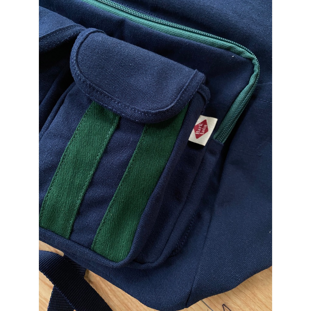 Barklana - School Backpack - Minahasa Navy Dark Green