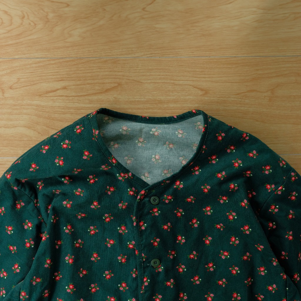 Barklana - Collarless Jacket - Blooming Floral