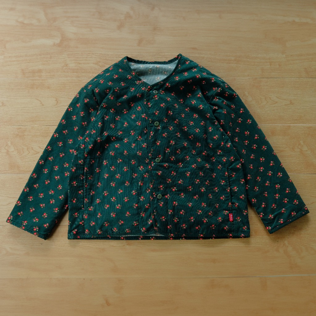Barklana - Collarless Jacket - Blooming Floral