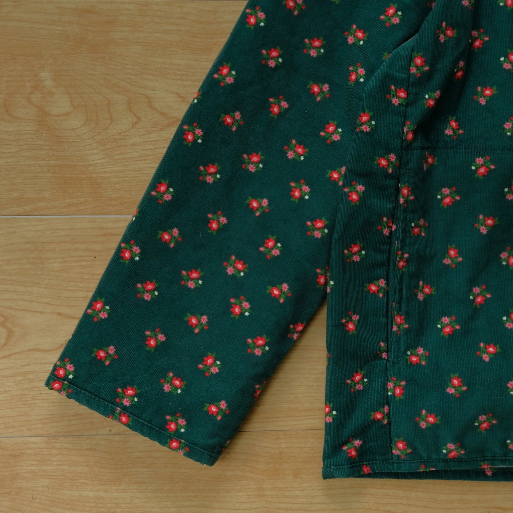 Barklana - Collarless Jacket - Blooming Floral