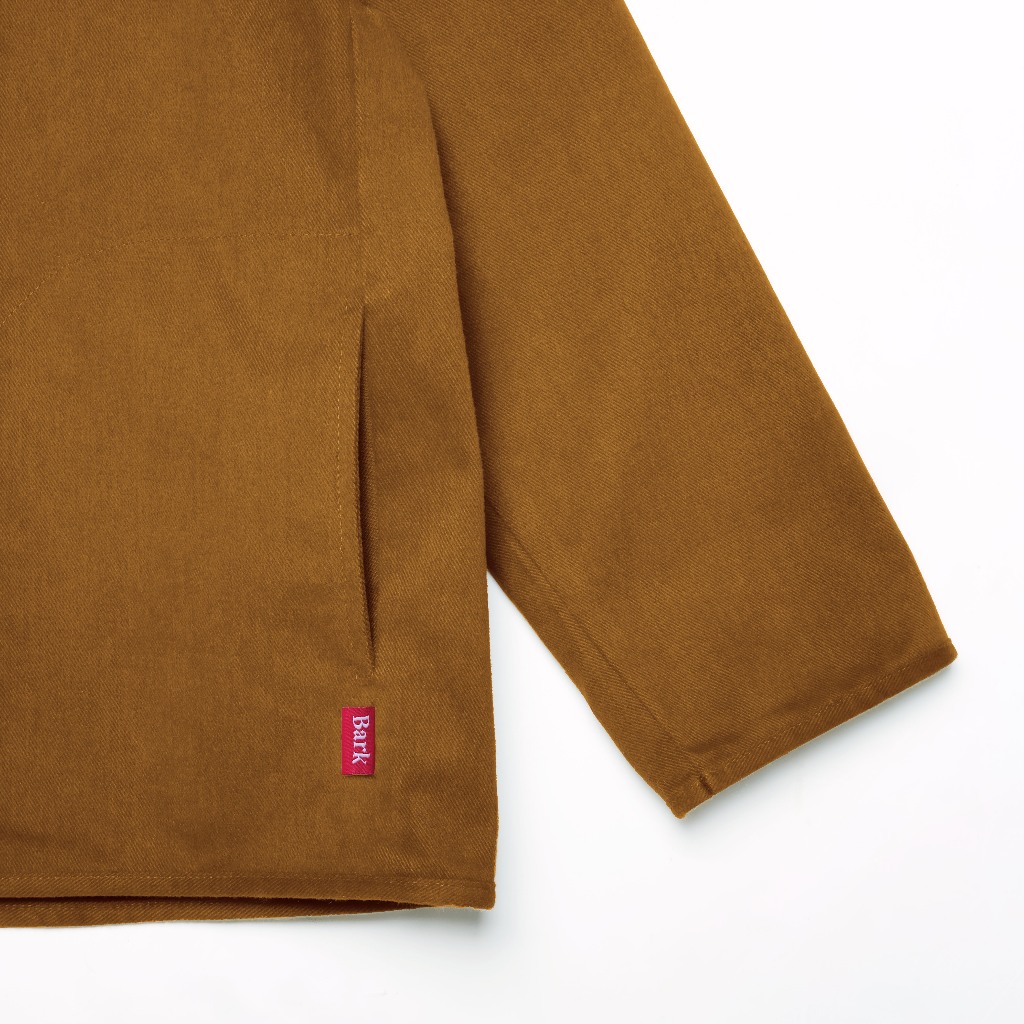 Barklana - Collarless Jacket - Caramel