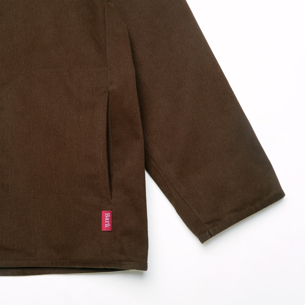 Barklana - Collarless Jacket - Choco