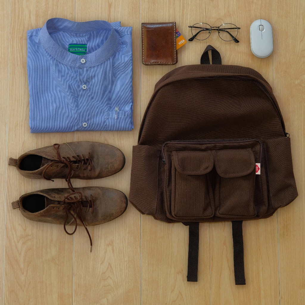 Barklana - School Backpack - Minahasa Choco