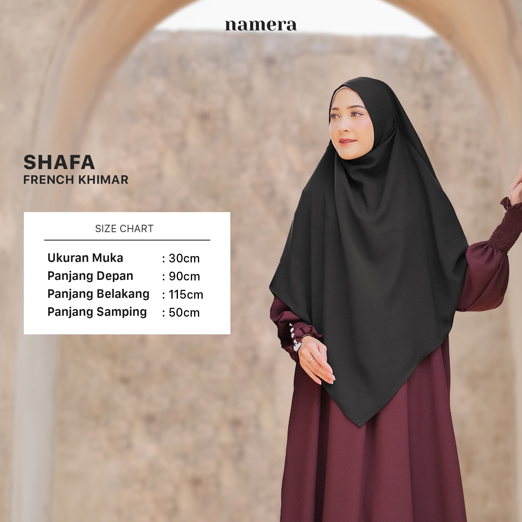 Shafa French Khimar Medium (FK Only)