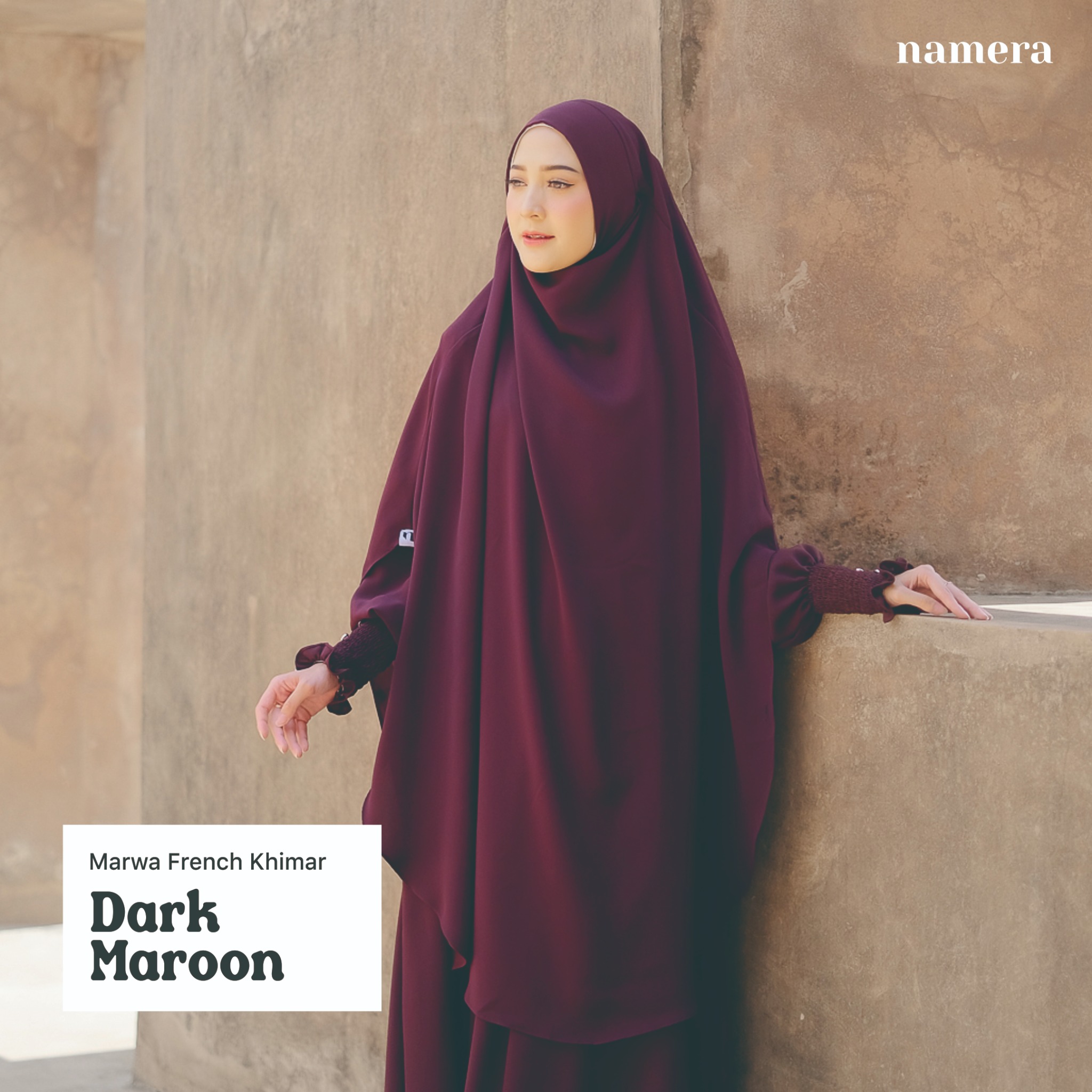 Marwa French Khimar Long (FK Only)