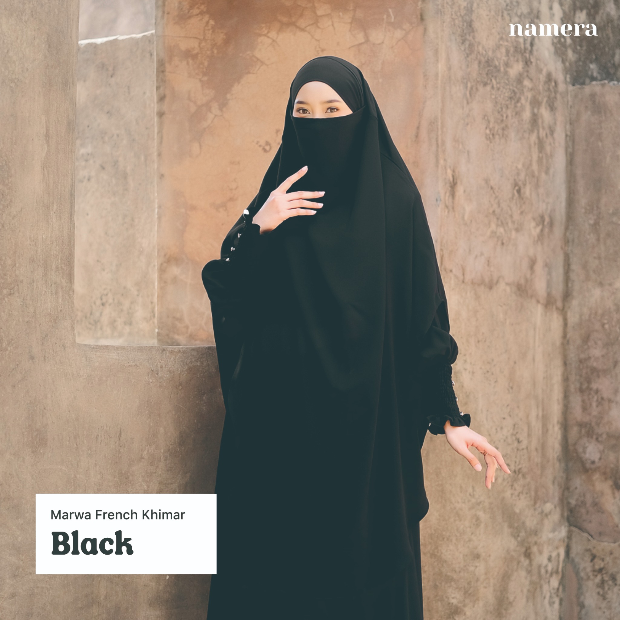 Marwa French Khimar Long (FK Only)