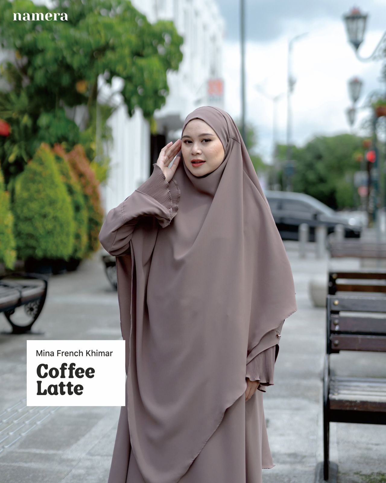 Mina French Khimar - FK anti UV