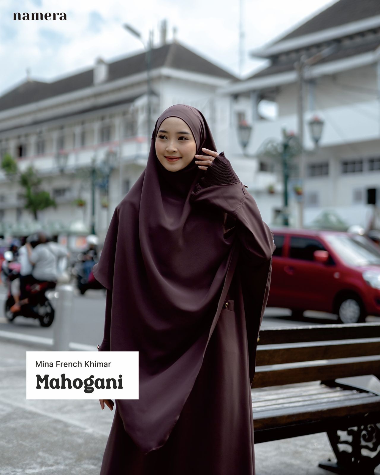 Mina French Khimar - FK anti UV