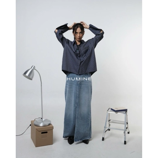 Image of Hanna Denim Skirt