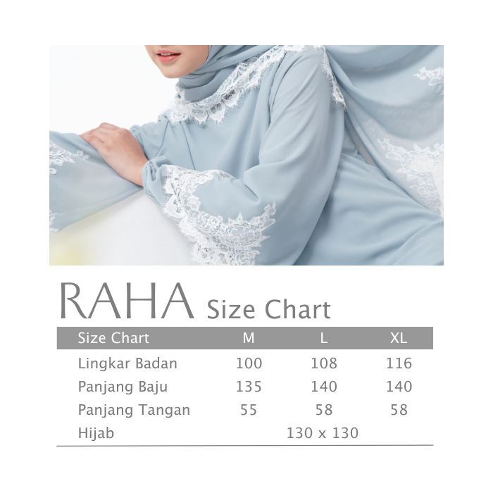 Modest Wear AIKILA : RAHA in Blue
