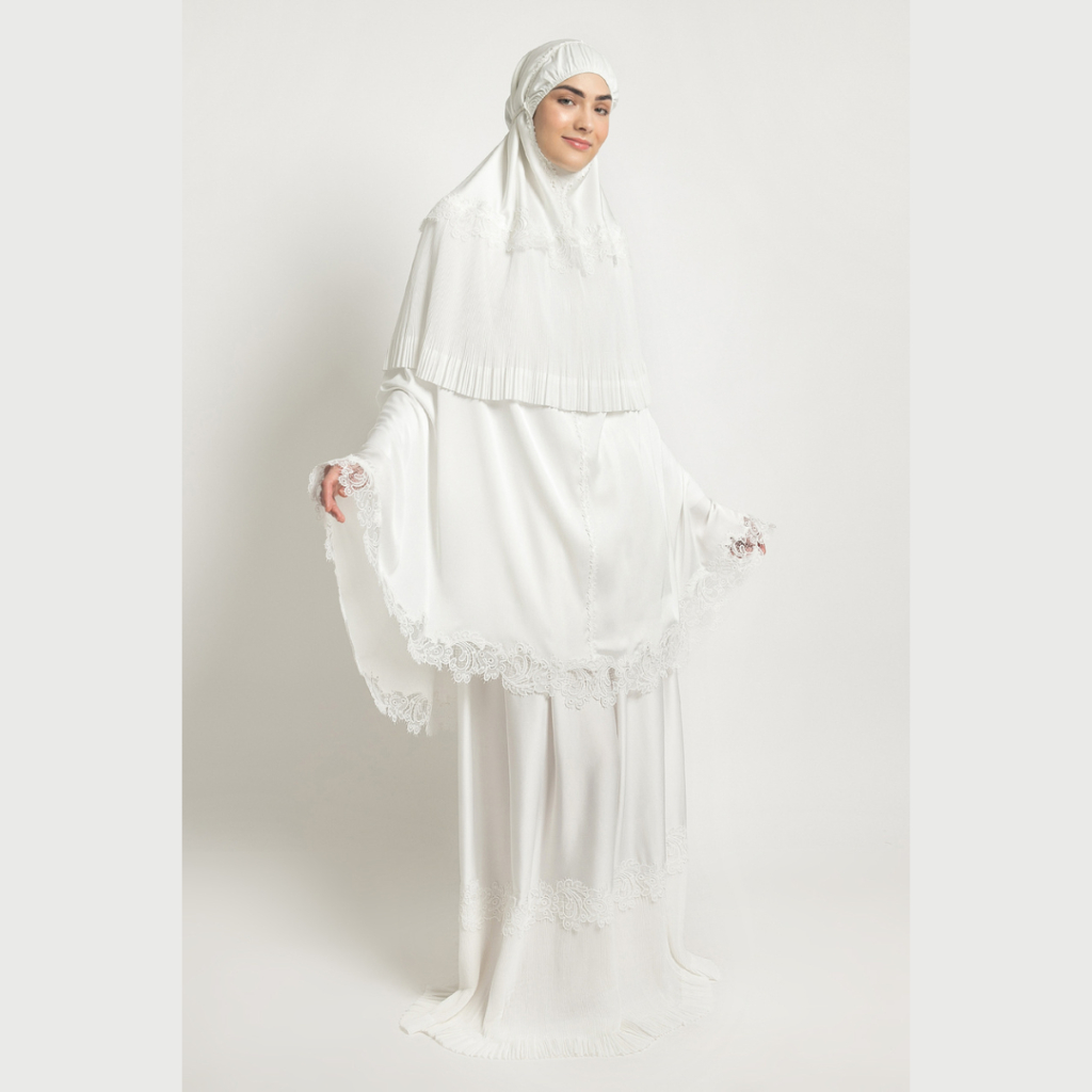 Mukena AIKILA : MAYSA in White