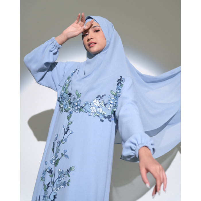 Modest Wear AIKILA : ZAHRA in Baby Blue