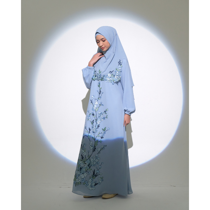Modest Wear AIKILA : ZAHRA in Baby Blue