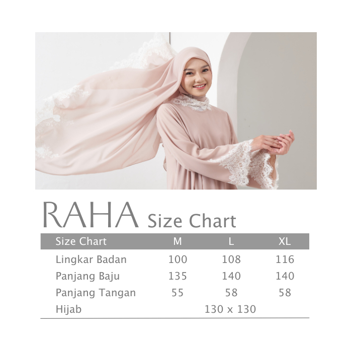 Modest Wear AIKILA : RAHA in Latte