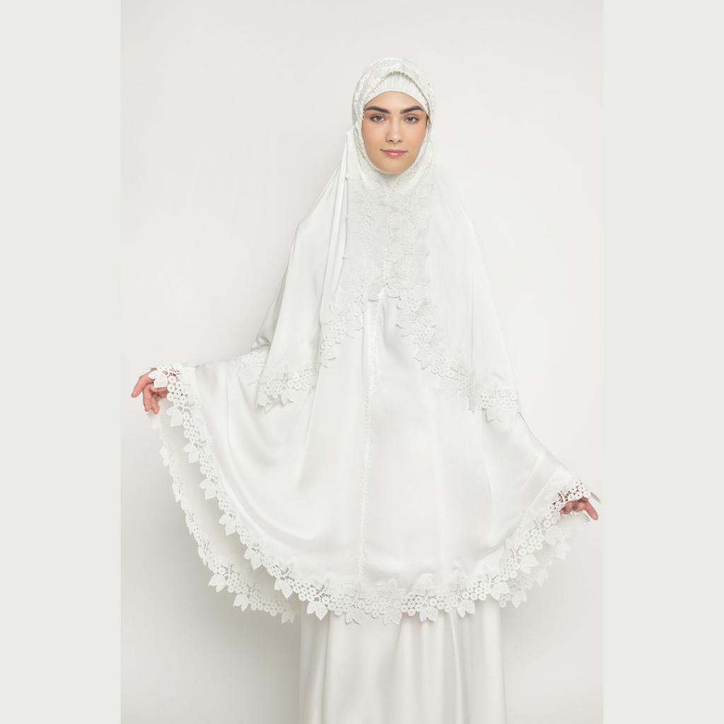 Mukena AIKILA : SAFIYA in White