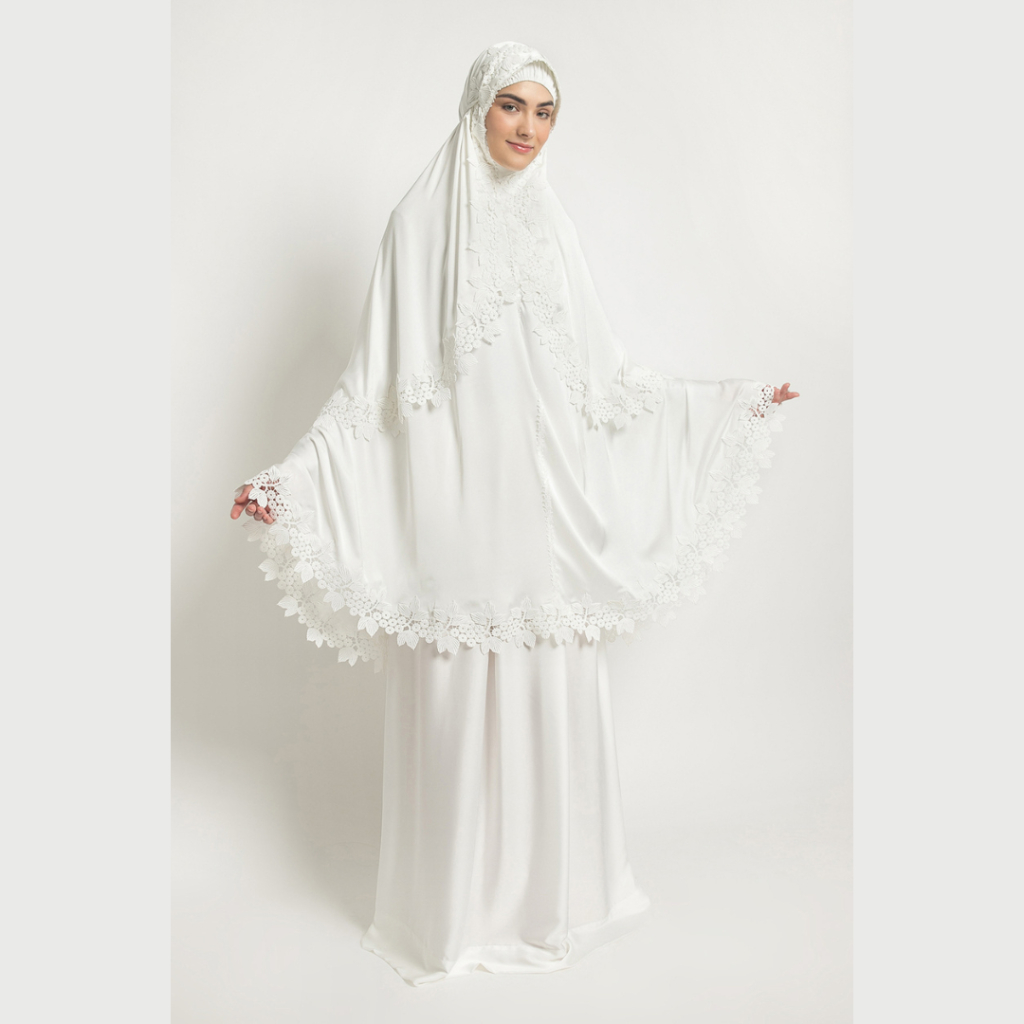 Mukena AIKILA : SAFIYA in White