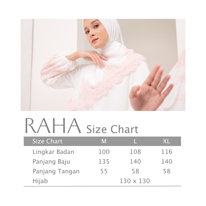 Modest Wear AIKILA : RAHA in White