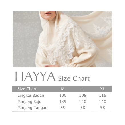 Modest Wear AIKILA : HAYYA in Cream