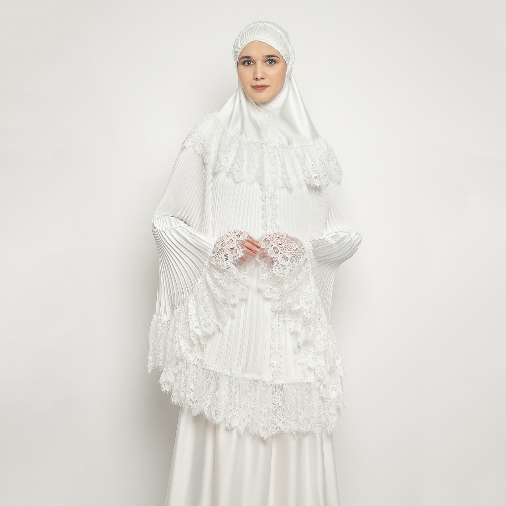 Mukena AIKILA : ARUNA in White