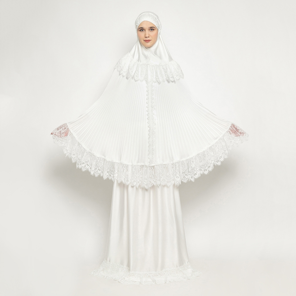 Mukena AIKILA : ARUNA in White