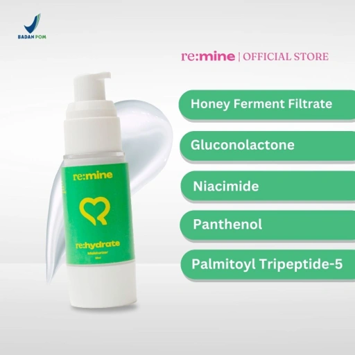 Image of REMINE Rehydrate Moisturizer 30ml/Pelembab Wajah Pagi dan Malam