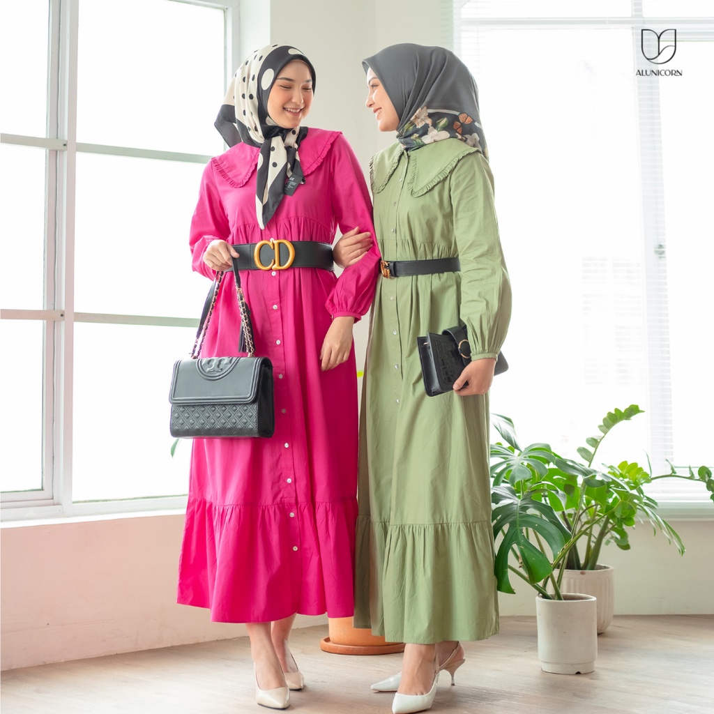 Alunicorn - Eva Dress - Dress Wanita - Busui