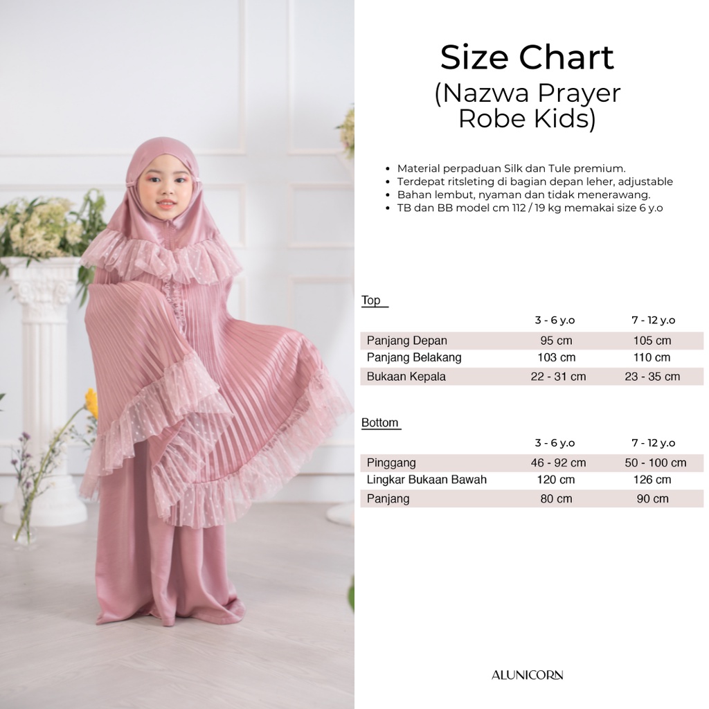 Alunicorn - Nazwa Prayer Robe - Mukena
