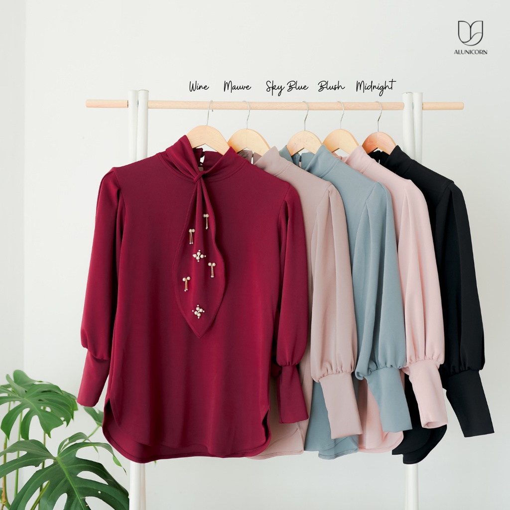 Alunicorn - Bia Series - Zola OneSet - Blouse wanita - Pants wanita