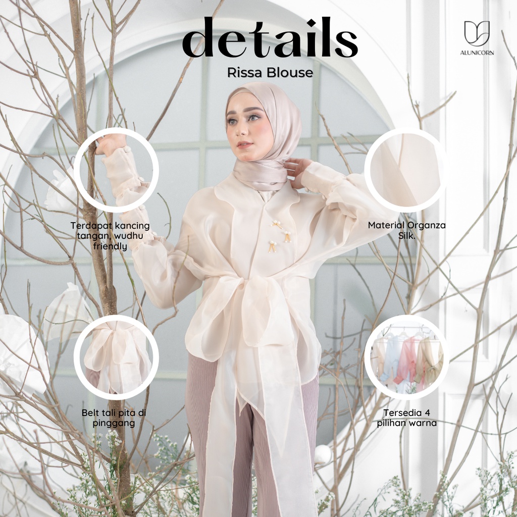 Alunicorn - Rissa Blouse - Outer Wanita