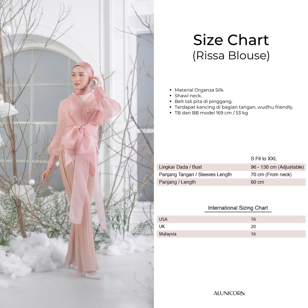Alunicorn - Rissa Blouse - Outer Wanita