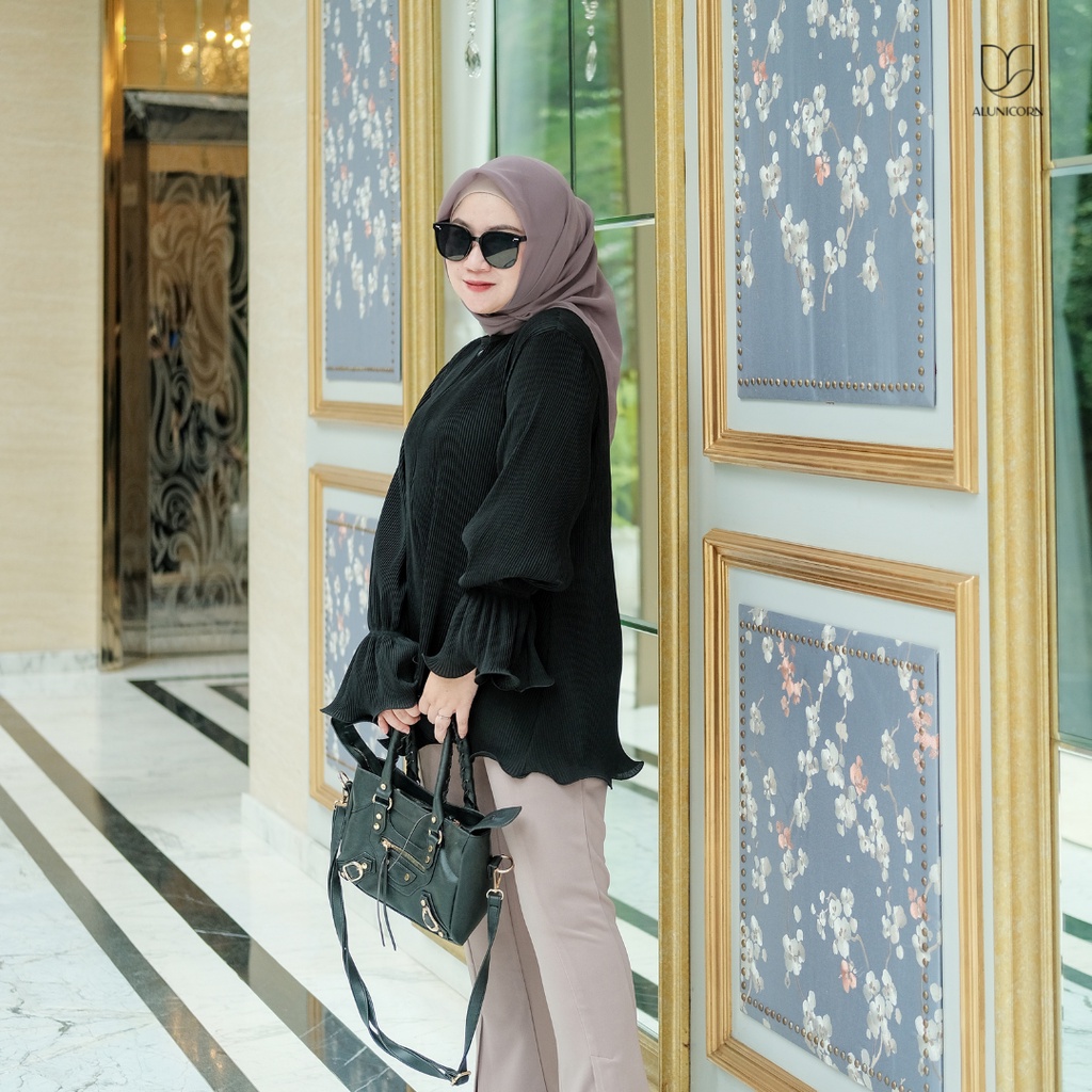 Alunicorn - Esme Blouse - Busui - Blouse Plisket
