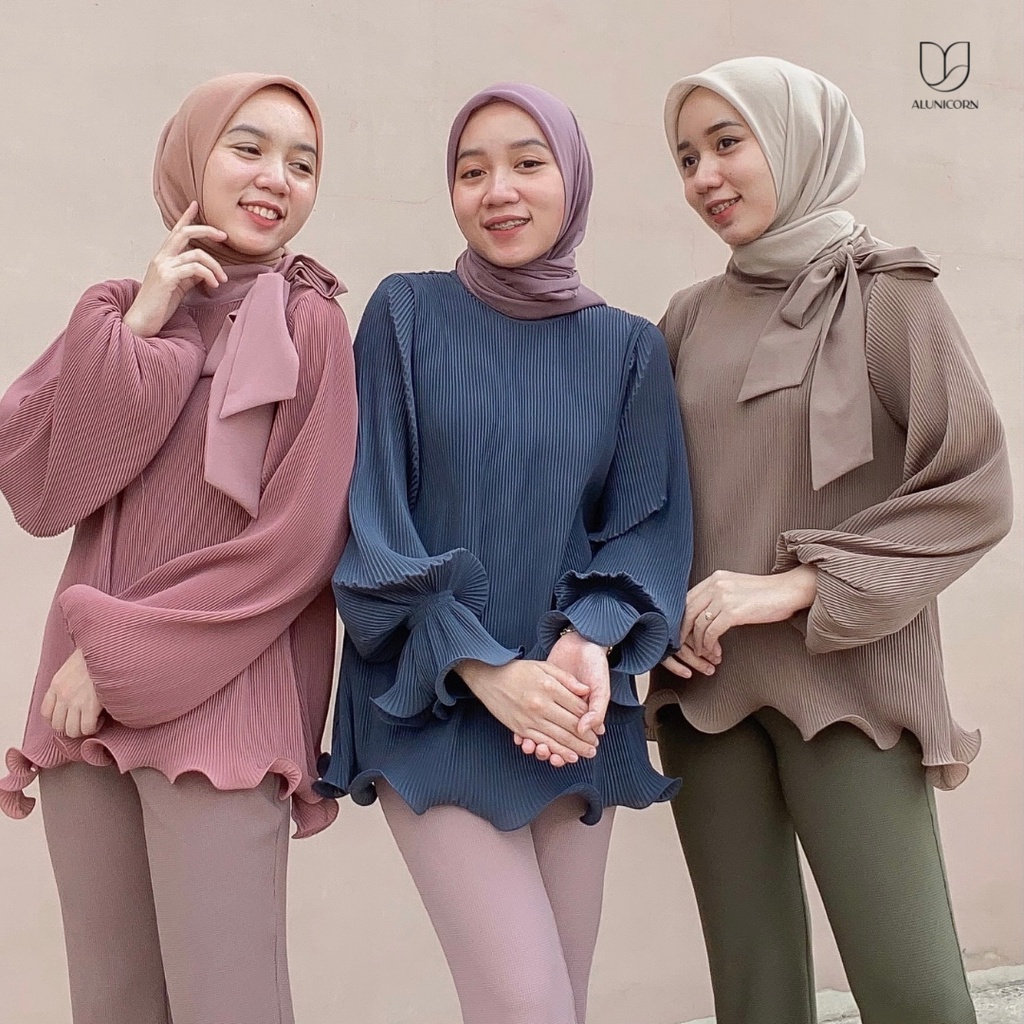Alunicorn - Esme Blouse - Busui - Blouse Plisket